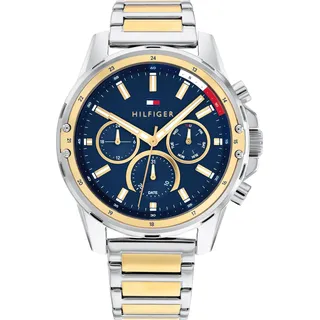 Tommy Hilfiger Mason 1791937 Herrenuhr - Gold, Blau