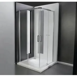 HÜPPE Classics 2 EasyEntry Viereck Gleittüreckeinstieg 2-teilig (1/2), Breite:120 cm, Höhe:200cm, linksseitige Befestigung, C25105069322