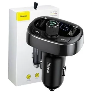 Baseus Transmitter FM T-typed S-09 Bluetooth (black)