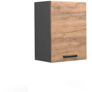 Vicco Hängeschrank R-Line Goldkraft Eiche 45 cm , Holzwerkstoff , 2 Fächer , Rechteckig , 45x60x31 cm , Küchen, Küchenmöbel, Küchenschränke, Küchenoberschränke
