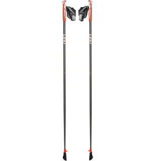 Leki Flash Carbon 105 cm dunkelanthrazit-neonrot-weiß