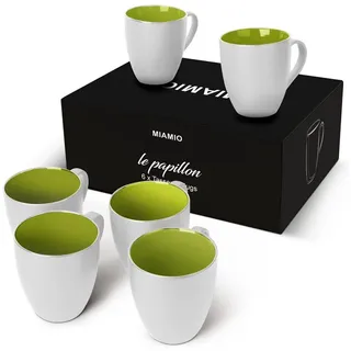MiaMio Kaffeetasse 0,35 l Grün 6 St.