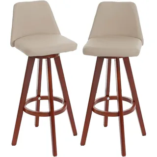 MCW Barhocker C43 2er-Set 2er-Set drehbar Beige