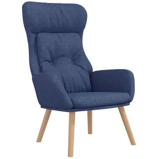 vidaXL Relaxsessel Blau Stoff Modell 34