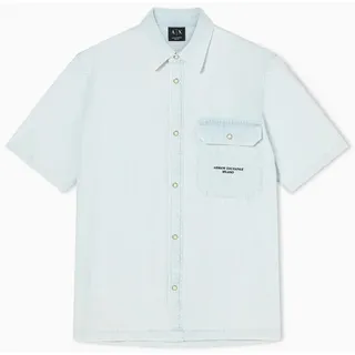 Armani Exchange Kurzarmhemd Blau L