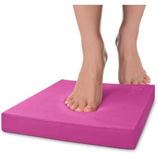 Yes4All MM7B Balance Pad L XL inkl, balance pad erwachsene für Stabilität; balance-pad für Fitness-Workout-Training Geeignet für zu Hause, Arbeit (Pink-L)