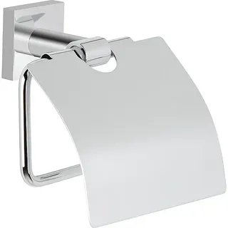 Papierrollenhalter Elean mit Deckel, Messing verchromt - 93 136 36