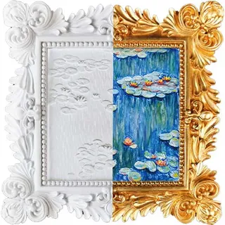 3D-Gemälde - Seerosen-Flachrelief