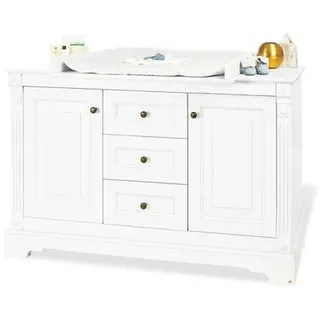 Pinolino Wickelkommode , Weiß , Metall , 2 Fächer , 3 Schubladen , 150x101x78 bzw 58 cm , Babymöbel & Kindermöbel, Babyzimmer, Wickelkommoden & Zubehör, Wickelkommoden