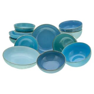 CreaTable Nature Collection Aqua 12-tlg. Blau