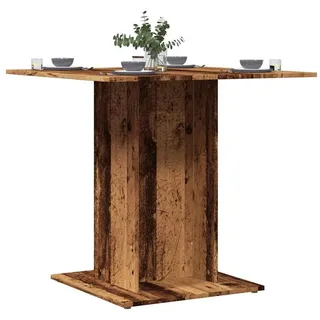 vidaXL Esstisch 80 x 75 x 80 cm braun