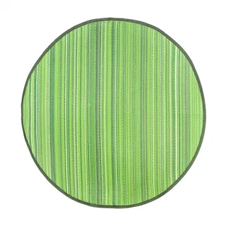 Marrakesch Orient & Mediterran Interior Outdoor Teppich Picknickmatte Rund Modern Ayanna 120cm - Grün