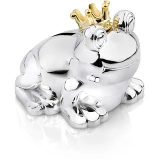 Zilverstad Spardose Frosch mit Krone 9 x 10 x 8 cm