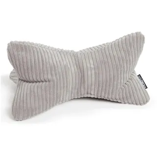 Mokebo Nackenkissen Der Leseknochen , Grau , Textil , 42x22 cm , Heimtextilien, Kopfpolster & Bettdecken, Kopfkissen, Nackenkissen