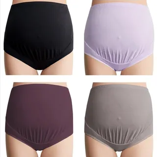 Mama Cotton Umstandsunterwäsche, Damenunterwäsche, Umstandspanties (L - 3XL, Multipack) - Mehrfarbig - X-Groß