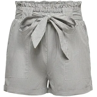 ONLY Women's ONLSMILLA Belt NOOS Shorts, Kalamata/Stripes:W/Stripes, S