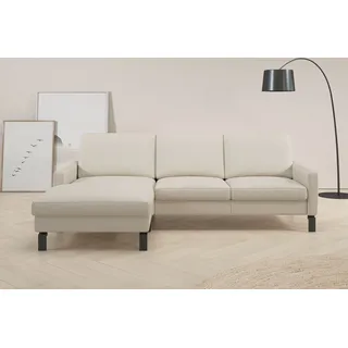 Home Affaire Eckcouch Leder 2-Sitzer Beige