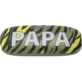 GRUSS & CO 47967 Brillenetui Motiv Papa, Hartschale, Grün