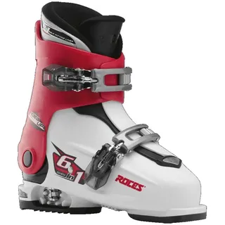 ROCES Idea UP Kinder Skischuhe Weiß/Rot/Schwarz 30