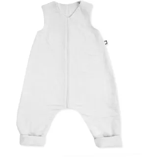 Julius Zöllner Schlafoverall Jumper Musselin, 0,5 TOG, waschbar bei 40°C, Made in Germany, Oeko TEX Standard 100, Ivory, Gr. 92