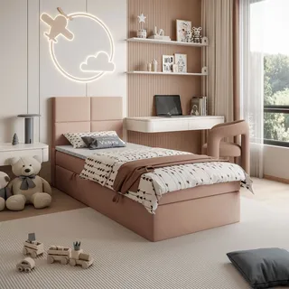 CROSS MINI Kontinentalbett mit Matratze und Topper, 90x200 Jasmine 61