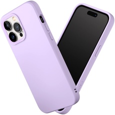 RhinoShield Case kompatibel mit [iPhone 14 Pro Max] | SolidSuit - Stoßdämpfende & schlanke Schutzhülle mit Premium Finish - 3.5 Meter Fallschutz - Violett