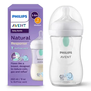 Philips Avent Natural Response AirFree Ventil 260ml, Sauger 3 - SCY673/81