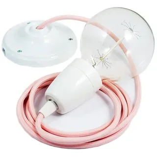 Creative Cables Rm16 Diy 1 M Hängelampe - Pink / White - One Size
