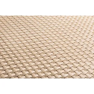 Sellon24 PE-Rattan Balkonverkleidung Balkonbespannung Sichtschutz Windschutz Matte für Balkon Terrasse Garten (17,99€/m2) (RD18 Beige/Creme, 100)