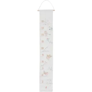 jollein Messlatte für Kinder - Lovely Birds - 100% Baumwolle - Zur Länge Von 140cm - Vögeln Und Zweigen Print