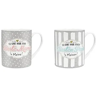 H:)PPY life Geschenktassen Mama und Papa