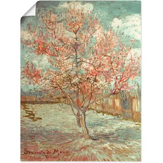 Artland Poster »Blühender Pfirsichbaum, 1888« Wiesen & Bäume 1 Stk. tlg. als Poster in verschied. Größen, grün