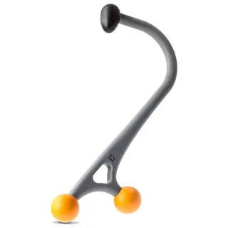 Triggerpoint AcuCurve Massagestick, Gezielte Hals-, Rücken- und Schulter-Massage, Ergonomisch Bewegliches Design, Grau, 16.5"/42cm