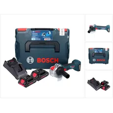 Bosch Professional, Winkelschleifer, Bosch GWX 18V-7 Professional Akku Winkelschleifer 18 V 125 mm Brushless X-LOCK + 2x ProCORE Akku 4,0 (125 mm)