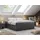 Meble Boxspringbett 200 200 H4 Dunkelgrau