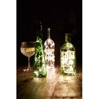 Talking Tables Weihnachtsfeier Dekorationen Luxe-Light-Bottle Weihnachtsbeleuchtung