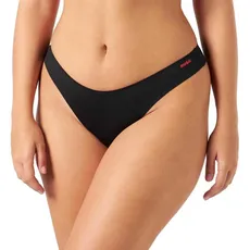 HUGO Damen Brazilian V Las. Cut Brazilian, Black1, XXL