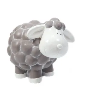 Heitmann Deco - Keramik-Schaf als Dekoration für Haus und Garten - liebevolle Gartendeko, Sommerdeko und Geschenk-Idee