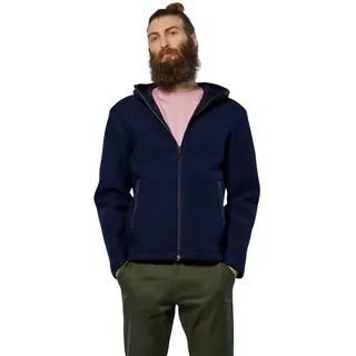 Salewa Wolljacke Fanes Sarner Full-Zip (aus alpinem Wollstrick, warm) navyblau melange Herren