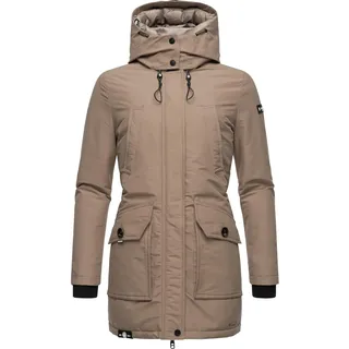 Navahoo Winterjacke Blizzardstorm Taupe Grey Gr. XS - XS