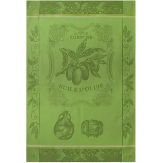 Coucke Bedrucktes Baumwoll-Jacquard-Geschirrtuch, Ölflasche, 50 x 75 cm