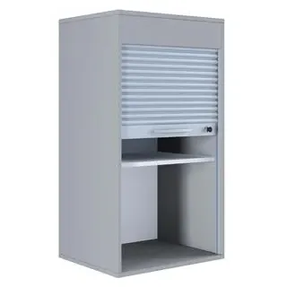 VCM Aktos L Rollladenschrank 50 x 40 x 93 cm grau