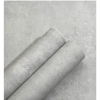 Bai You Mei Klebefolie Betonoptik Wasserfest Verdickt 10m*0,6m Retro stil Vintage Tapete betonoptik Klebefolie Aufkleber Rolle Concrete (Grau, 0.6W x 10L m)