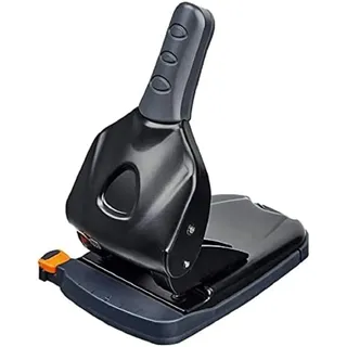 smart by Leviatan SMART 0425 Locher 65 Blatt,Papierlocher,Bürolocher,Anschlagschiene mit Formatvorgaben 65 Blatt Less Effort Locher,60% Reduzierter Kraftaufwand,Hochwertiges Ergonomisches Gehäuse