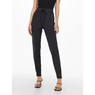 Jogger Pants ONLY "ONLPOPTRASH LIFE EASY COL PANT PNT NOOS", Damen, Gr. S (36), Länge 30, blau (blau graphite), Milano Rib, Obermaterial: 63% Viskose, 32% Nylon, 5% Elasthan, unifarben, regular fit lang, Hosen Jogger Pants, Viskosemischung, regular fit