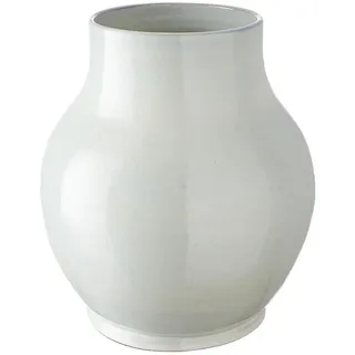 Butlers Vase Paula , Weiß , Keramik , 25 cm , Dekoration, Vasen, Keramikvasen