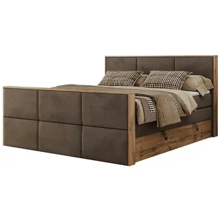 MKS Albero 2 King Duo 200 x 200 cm H3 Braun Velvet