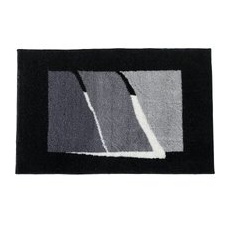 Badgarnitur in schwarz von Grund - 45x50 cm - rechteckig