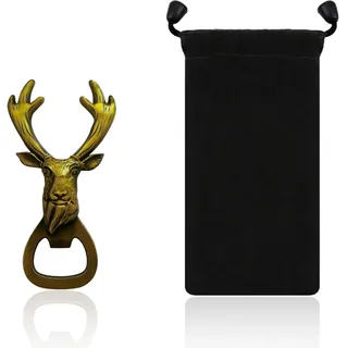 Jäger Geschenke, Hirschgeweih, Bierflaschenöffner, Jäger Geschenke für Frauen Männer, Jagd Zubehör Weihnachtsgeschenke für Frauen Männer, Personalisierte Geschenke für Jäger, Fraue, Männer, Papa