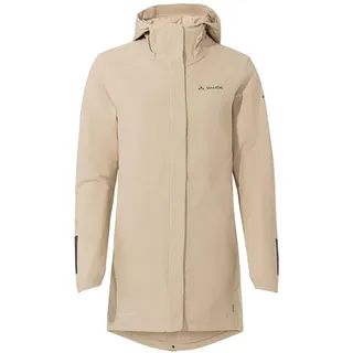 Vaude Cyclist II gefütterter Parka für Damen – Gefütterter Wintermantel fürs Radfahren, wasserdichte & atmungsaktive Damen Winterjacke mit 2-Wege-Reißverschluss – ideal für den Winter